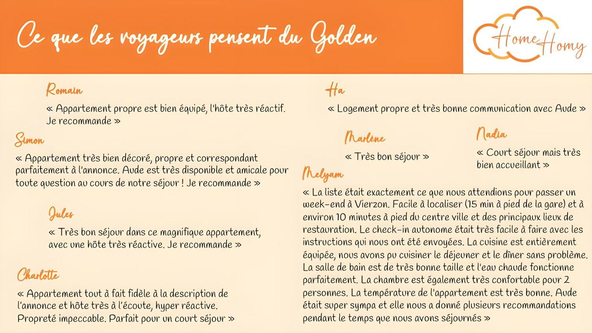 Le Golden - Home Homy Vierzon Zewnętrze zdjęcie